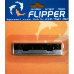 Flipper Ersatzklinge Edelstahl für Glas, Standard, 2er Pack