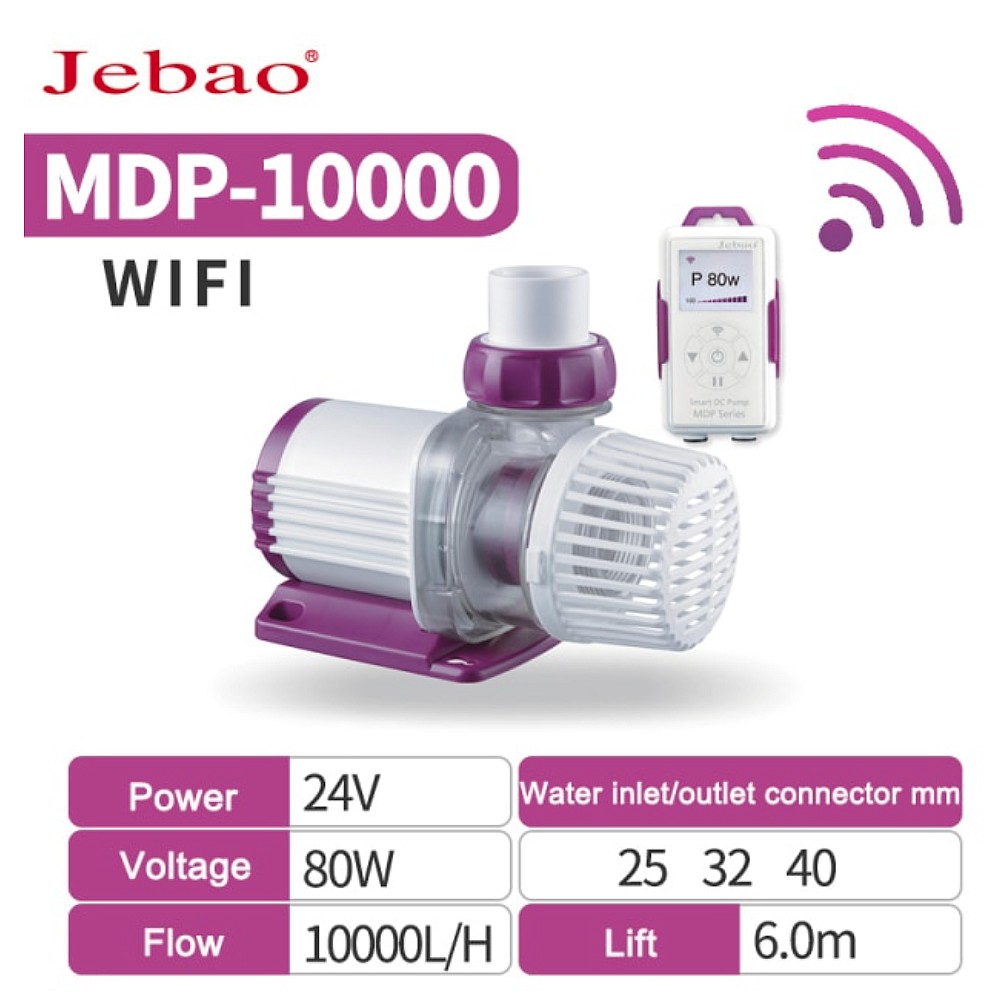 Jebao DCP-8000 regelbare Förderpumpe 8000 L/H Deltec Jebao ATI Jecod 